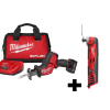 Milwaukee 2520-21XC-2426-20 M12 FUEL 12-Volt Lithium-Ion Brushless Cordless HACKZALL Reciprocating Saw Kit W/ M12 Multi-Tool