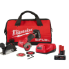 Milwaukee 2522-21XC-48-11-2460 M12 FUEL 12-Volt 3 in. Lithium-Ion Brushless Cordless Cut Off Saw Kit with 6.0Ah Battery