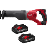 Milwaukee 2621-20-48-11-1837 M18 18V Lithium-Ion Cordless SAWZALL Reciprocating Saw with Two 3.0Ah Batteries