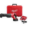 Milwaukee 2621-21 M18 18V Lithium-Ion Cordless SAWZALL Reciprocating Saw W/(1) 3.0Ah Batteries, Charger, Hard Case