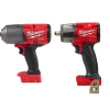 Milwaukee 2767-20-2962-20 M18 FUEL 18V Lithium-Ion Brushless Cordless 1/2 in. Impact Wrench with Mid Torque Impact Wrench (2-Tool)