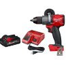 Milwaukee 2804-20-48-59-1835 M18 FUEL 18-Volt Lithium-Ion Brushless Cordless 1/2 in. Hammer Drill / Driver W/ 3.0Ah Battery and Charger