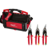 Milwaukee 48-22-8320-48-22-4533 20 in. PACKOUT Tote with Aviation Snips (3-Pack)