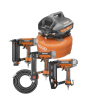 RIDGID R69603FK 6 Gal. Portable Electric Pancake Air Compressor w/ 18GA Brad Nailer, 16GA Straight Finish Nailer, & 18GA Finish Stapler