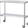 TRINITY Stainless Steel Prep Table, 48-Inch