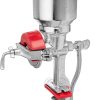 Victoria Manual High Hopper Grain Grinder, Silver