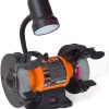 WEN BG4276 2.1-Amp 6-Inch Single Speed Bench Grinder with Flexible Work Light