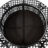 Sunnydaze Decor RCM-LG427S 40-in W Black Steel Wood-Burning Fire Pit