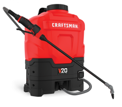 CRAFTSMAN 190682 4-Gallon Plastic 20-volt Battery Powered Backpack Sprayer