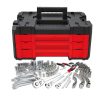 CRAFTSMAN  262-Piece Standard (SAE) and Metric Combination Polished Chrome Mechanics Tool Set (1/4-in; 3/8-in; 1/2-in;)