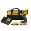 DEWALT DCD800D2 20V MAX XR Brushless Cordless 1.2-in Drill Driver Kit