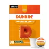 Dunkin' Caramel Me Crazy Flavored Coffee 88 Keurig K-Cup Pods