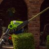 Earthwise LPHT12022 20 in. 20V Lithium-Ion Cordless Pole Hedge Trimmer - 2 Ah Battery and Charger Included