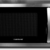 Farberware FMO11AHTBKB Countertop Microwave 1.1 Cu. Ft. 1000-Watt Compact Microwave Oven with LED lighting, Child lock, and Easy Clean Interior, Stainless Steel Interior & Exterior