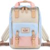 Himawari Backpack Waterproof Backpack 14.9 College Vintage Travel Bag for Women，14inch Laptop for Student (HM-38#)