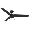 Hunter 59264 Cassius 52 in. Indoor/Outdoor Matte Black Ceiling Fan