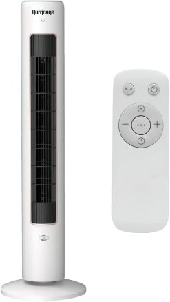 Hurricane at Home 40 Inch Triple-Action Air Enhancing Tower Fan and Aromatherapy Diffuser with Remote Control