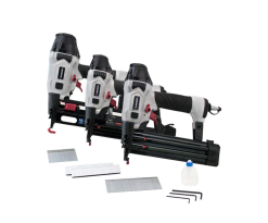 Husky DP3PFKCB Finish Kit with 16-Gauge Finish Nailer, 18-Gauge Brad Nailer and 18-Gauge Stapler (3-Piece)
