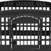 IRIS Exercise Dog Playpen with Door - 4 to 8 Panel Sizes (Black)