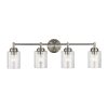 Kichler 45887NI Winslow 30-in 4-Light Brushed Nickel Transitional Vanity Light