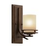 Kichler 5076OZ Hendrik 5.25-in 1-Light Olde Bronze Modern Contemporary Vanity Light