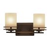 Kichler 5077OZ Hendrik 14.5-in 2-Light Olde Bronze Modern/Contemporary Vanity Light