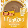 Purina Friskies Pureed Topper Lil' Shakes With Enticing Chicken Cat Food, 1.55-oz bag, Case of 16