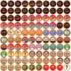 Two Rivers Coffee Pods Compatible with 2.0 Keurig K-Cup Brewers Assorted Flavored Coffee 100 Count (Pack of 1)