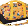 Wildkin Kids Overnighter Duffel Bags for Boys & Girls, Perfect for Sleepovers and Travel Duffel Bag for Kids, Carry-On Size & Ideal for School Practice or Overnight Travel Bag (Under Construction)