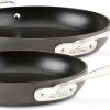 All-Clad E7859064 HA1 Hard Anodized Nonstick Fry Pan Cookware Set, 10 Inch and 12 Inch Fry Pan, 2 Piece, Black