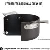 All-Clad Essentials Nonstick Skillet set, 4-Piece, Grey