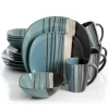 Better Homes & Gardens Bazaar Teal 16-piece Dinnerware Set