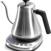 COSORI Electric Gooseneck Kettle with 5 Variable Presets, Pour Over Kettle & Coffee Kettle, 100% Stainless Steel Inner Lid & Bottom, 1200 Watt Quick Heating, 0.8L, Sliver