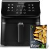 COSORI Pro II Air Fryer Oven Combo, 5.8QT Max Xl Large Cooker with 12 One-Touch Savable Custom Functions, Cookbook and Online Recipes, Nonstick and Dishwasher-Safe Detachable Square Basket