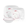 Corelle Splendor, Square, 12 Piece, Dinnerware Set