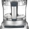 Cuisinart FP-8SV Elemental 8-Cup Food Processor with 350-Watt Motor, Includes Medium to Fine Slicing Discs, Convenient Controls – High, Low, Off and Pulse, Gunmetal