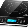 Duxtop Portable Induction Cooktop, Countertop Burner Induction Hot Plate with LCD Sensor Touch 1800 Watts, Silver 9600LS BT-200DZDuxtop Portable Induction Cooktop, Countertop Burner Induction Hot Plate with LCD Sensor Touch 1800 Watts, Silver 9600LS BT-200DZ