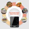 Duxtop Portable Induction Cooktop, Countertop Burner Induction Hot Plate with LCD Sensor Touch 1800 Watts, Silver 9600LS BT-200DZ