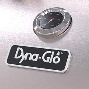 Dyna-Glo DGN576SNC-D Heavy-Duty Extra-Large Dual Chamber Charcoal Grill in Black and Stainless Steel