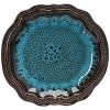 Elama Mystic Waves 16 Piece Dinnerware Set in Turquoise