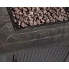 Endless Summer GAD1401M 30 in. W Bronze Finish Steel Base Faux Slate Mantel LP Gas Fire Pit with Electronic Igition and Lava Rocks