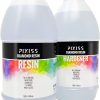 Epoxy Resin Crystal Clear Casting Resin for Epoxy and Resin Art Pixiss Brand Easy Mix Gallon Kit Supplies for Tumblers, Jewelry Resin, Molds, Crafting Resin Kit