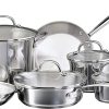 Farberware Millennium Stainless Steel Cookware Pots and Pans Set, 10 Piece