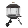 Fire Sense 01471 Bessemer 28 in. Round Steel Fire Pit in Black