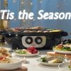 Food Party 2 in 1 Electric Smokeless Grill and Hot Pot