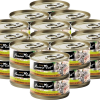 Fussie Cat Premium Tuna with Smoked Tuna Formula in Aspic Grain-Free Canned Cat Food 2.82-oz case of 24