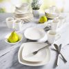Gibson Home Liberty Hill 30-Piece Dinnerware Set, White
