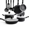 Greenlife Diamond Ceramic Non-stick 13 Piece Cookware Set, Black