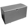 Hampton Bay HBDB120G-GS 120 Gal. Grey Resin Wicker Outdoor Storage Deck Box with Lockable Lid