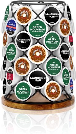 Keurig K-Cup Whirl Carousel Coffee Pod holder, 49, Black